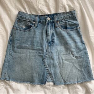 Madewell Jean skirt
